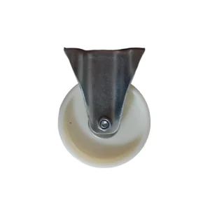 Bockrolle, 125mm Durchmesser, PA-Kunststoff, Rollenlager