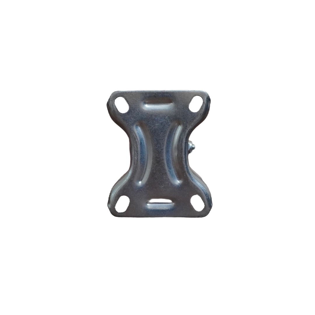 Bockrolle - 108mm Durchmesser - PA-Kunststoff/Gummi - Rollenlager – Bild 6