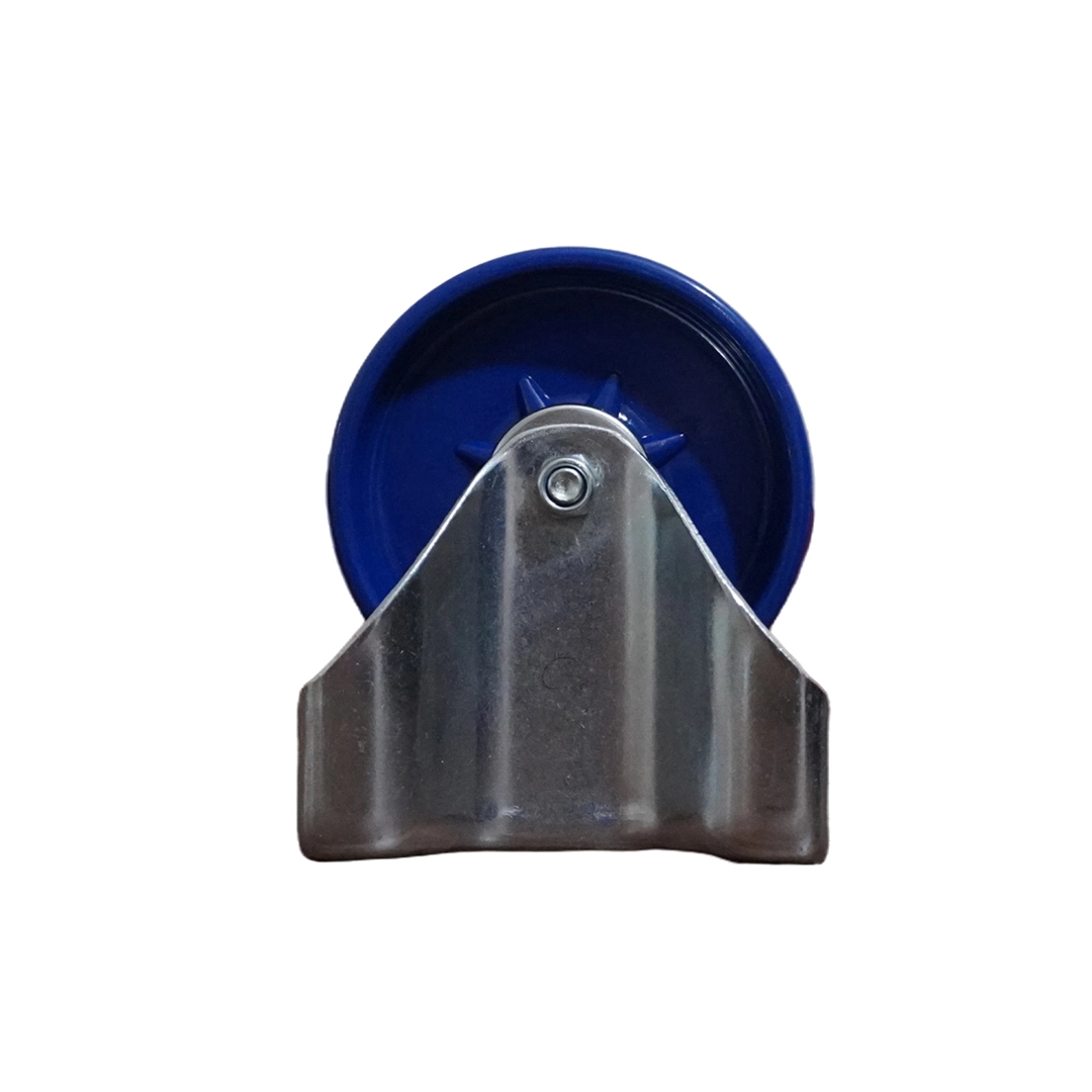 Bockrolle - 108mm Durchmesser - PA-Kunststoff - Rollenlager – Bild 3