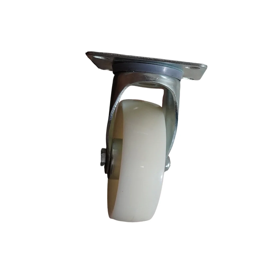 Lenkrolle - 125mm Durchmesser - PA-Kunststoff - Rollenlager – Bild 6