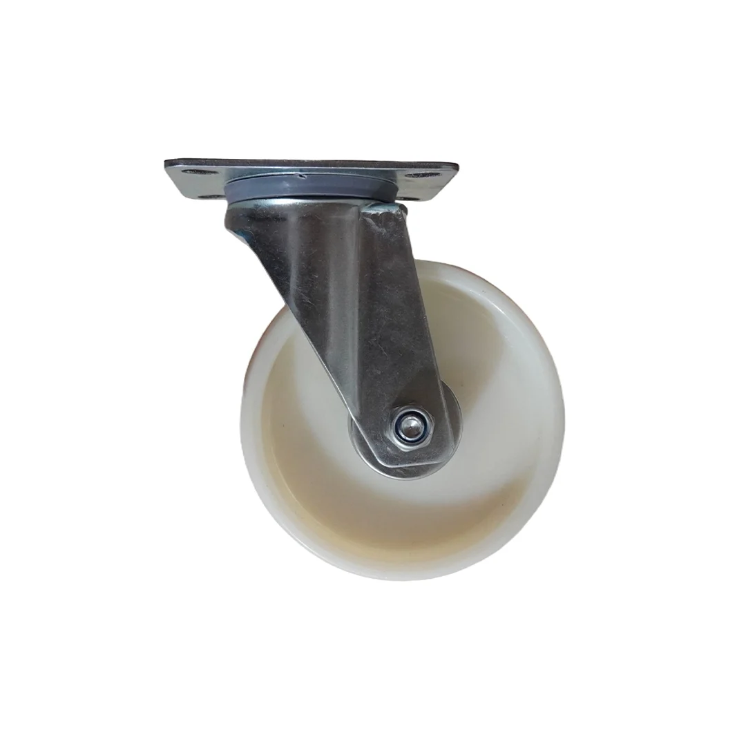 Lenkrolle - 125mm Durchmesser - PA-Kunststoff - Rollenlager – Bild 2