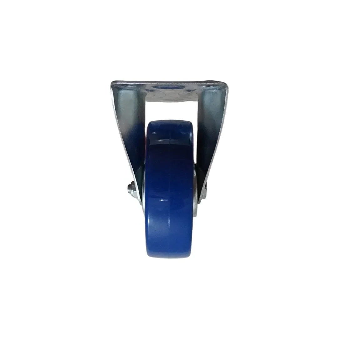 Bockrolle - 108mm Durchmesser - PA-Kunststoff - Rollenlager – Bild 4